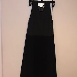 LOFT Gray and black dress
